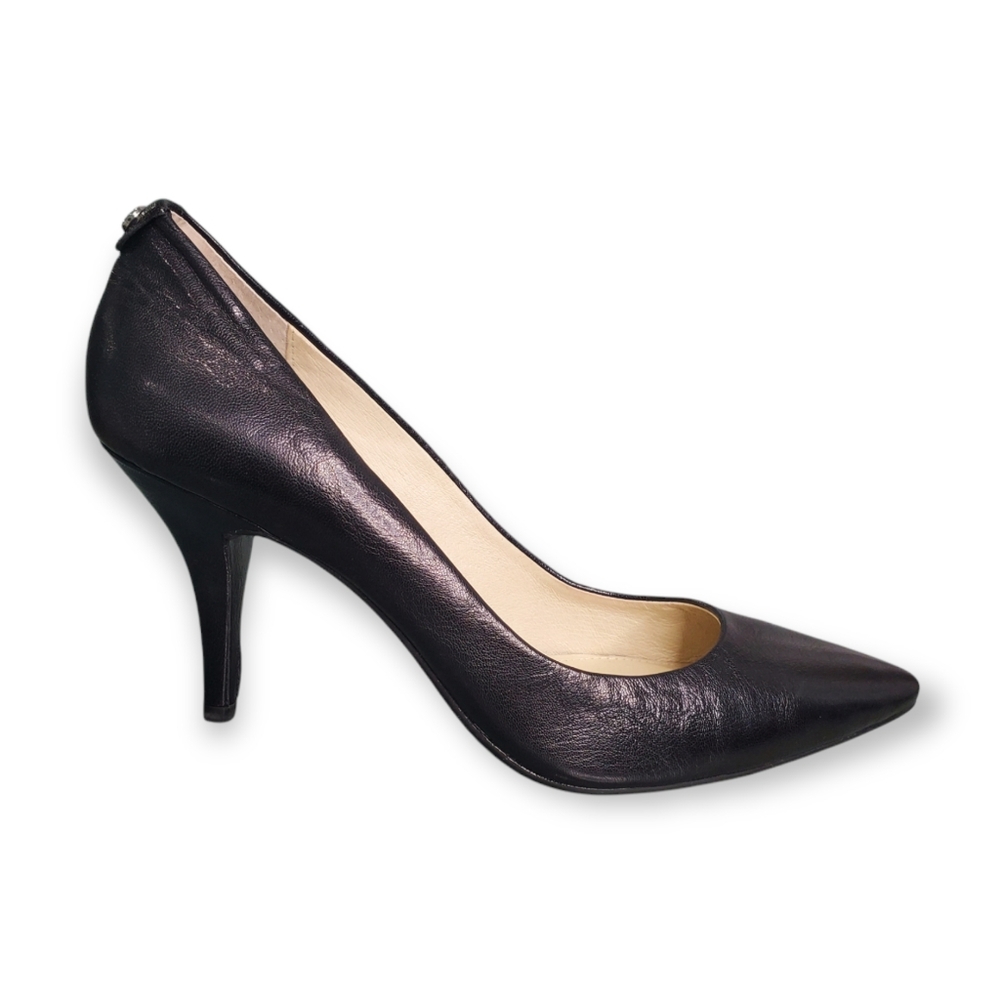Michael Kors Flex Polished Leather High Heel Sz 9.5